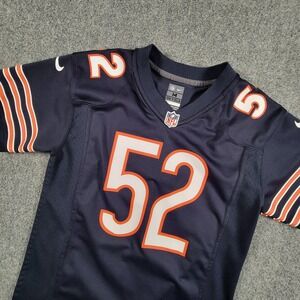 Chicago Bears Football Jersey Youth Medium Navy NFL Khalil Mack 52 Nike